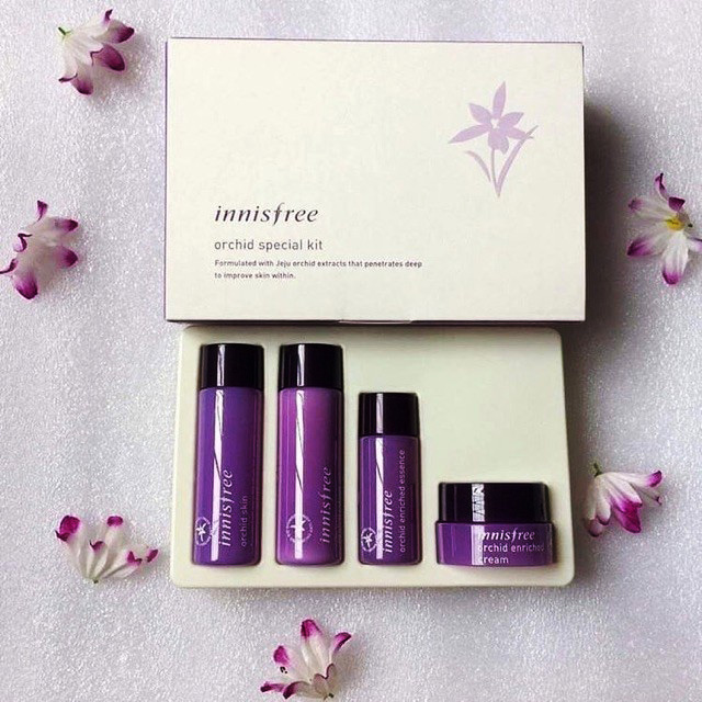 Innisfree, Innisfree Jeju Orchid, Innisfree Jeju Orchid Special Kit, Innisfree Jeju Orchid Special Kit 4 Items, Innisfree Jeju Orchid รีวิว 