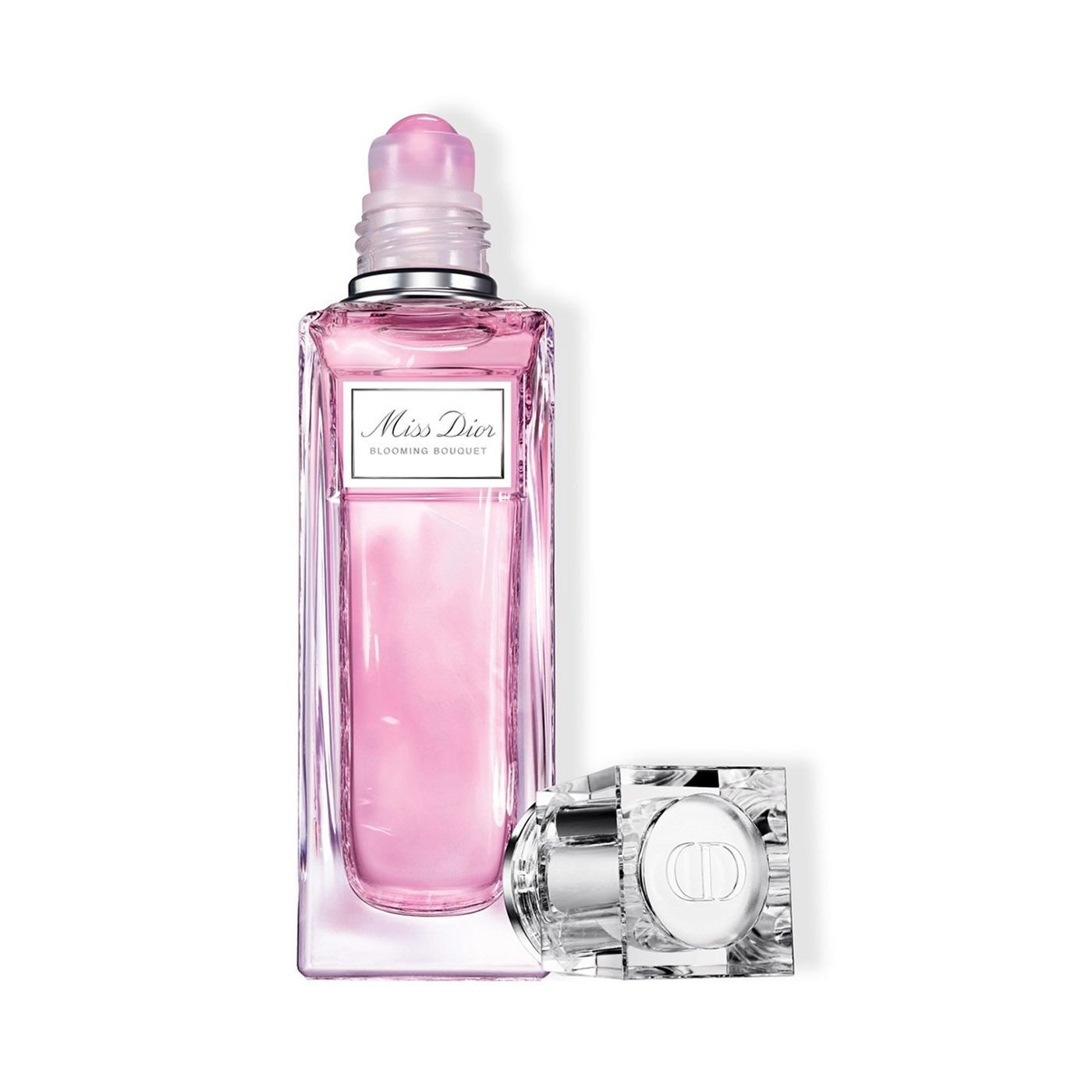 Miss Dior Blooming Bouquet Roller-Pearl EDT 20ml น้ำหอมหัวลูกกลิ้ง คุณจะสัมผัสได้ถึงกลิ่นดอกพีโอนีและกุหลาบดามัสกัสอันนุ่มนวลและอ่อนโยน แบบสาวทรงเสน่ห์และขี้เล่นในแบบ Miss Dior