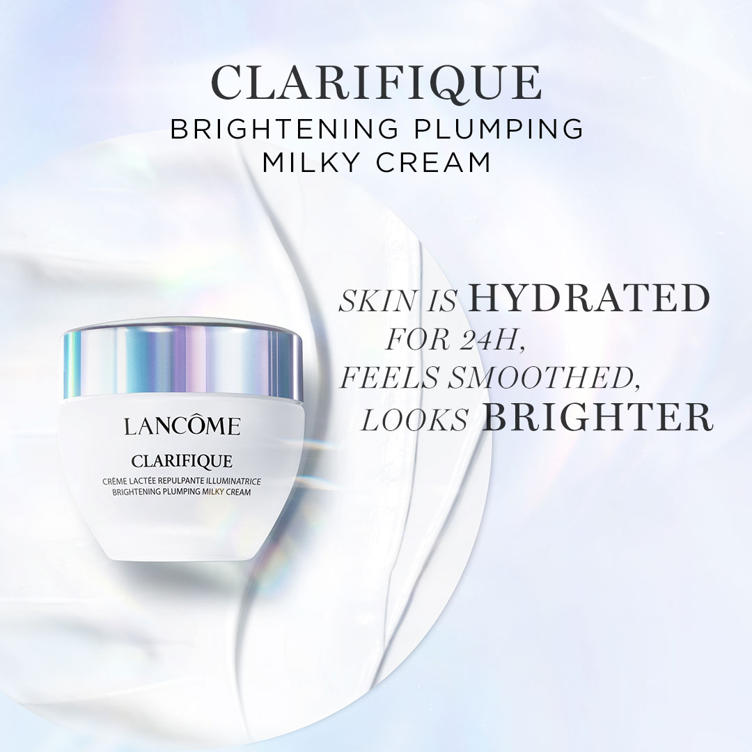 LANCOME, LANCOME Clarifique, LANCOME Clarifique Brightening Plumping Milky Cream, LANCOME Clarifique Brightening Plumping Milky Cream รีวิว, LANCOME Clarifique Brightening Plumping Milky Cream 15ml, ครีม, ครีม LANCOME, ครีมน้ำนมไวท์เทนนิ่ง, ลดเลือนจุดด่างดำ, ปรับสีผิวให้กระจ่างใส, LANCOME รีวิว, LANCOME ราคา