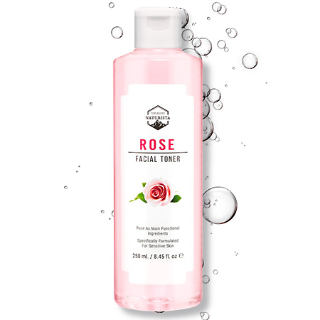 Naturista Rose Facial Toner 250ml โทนเนอร์จากสารสกัดกุหลาบ ช่วยลดอาการระคายเคือง ปรับเซลล์ผิวให้เเข็งเเรง เพิ่มความชุ่มชื่นให้แก่ผิว กระชับรูขุมขน