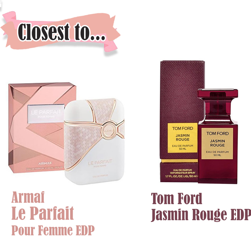 Armaf Le Parfait EDP dupe Tom Ford Jasmin Rouge