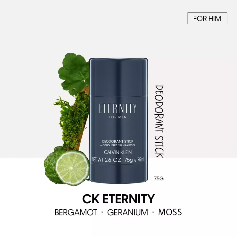 Calvin Klein Eternity For Men Deodorant Stick 75g , Calvin Klein Deo Stick 75g , คาลวิน ไคลน์ ,Calvin Klein, ETERNITY FOR MEN deodorant stick alcohol free, Calvin Klein Eternity For Men Deodorant Stick 75g ราคา , Calvin Klein Eternity For Men Deodorant Stick 75g รีวิว